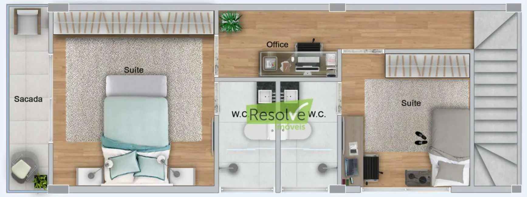 Apartamento com 2 quartos à venda, 90m2 em Sao Bernardo Do Campo - SP - imagem 3 Foto 3 de Apartamento com 2 quartos à venda, 90m2 em Sao Bernardo Do Campo - SP