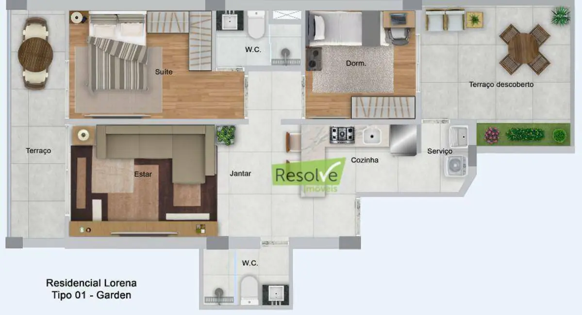 Apartamento com 2 quartos à venda, 90m2 em Sao Bernardo Do Campo - SP - imagem 6 Foto 6 de Apartamento com 2 quartos à venda, 90m2 em Sao Bernardo Do Campo - SP