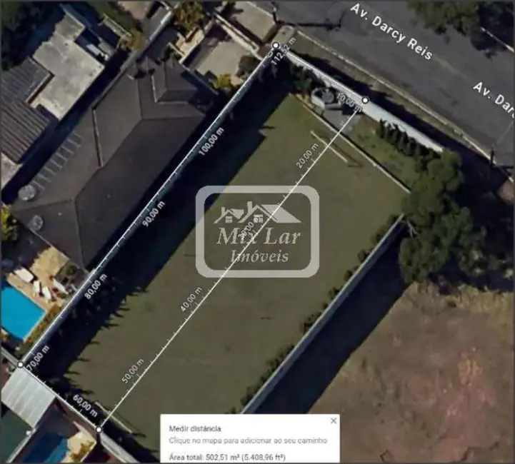 Foto 3 de Terreno / Lote à venda, 502m2 em Parque dos Príncipes, São Paulo - SP