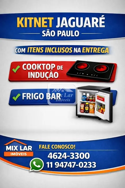 Foto 2 de Kitnet com 1 quarto para alugar, 40m2 em Vila Lageado, São Paulo - SP