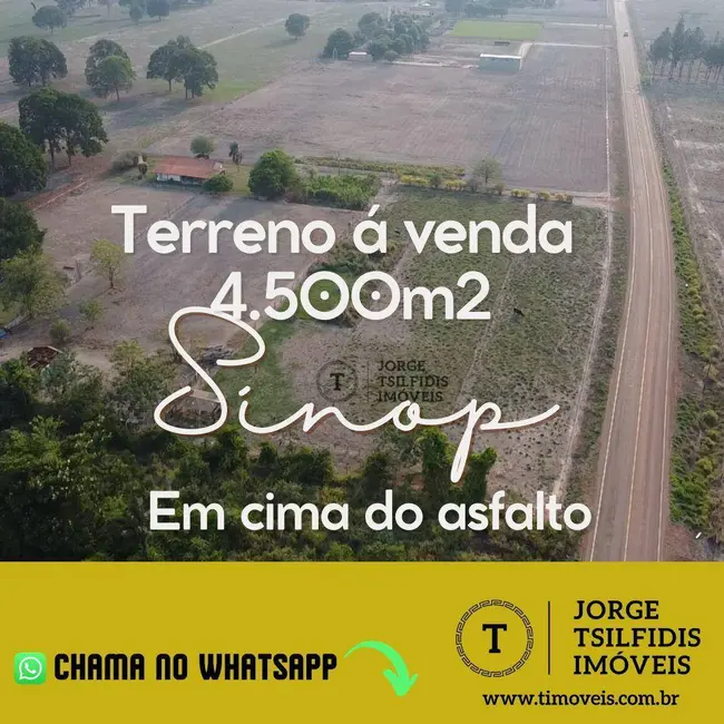 Foto 1 de Terreno / Lote à venda, 4400m2 em Sinop - MT