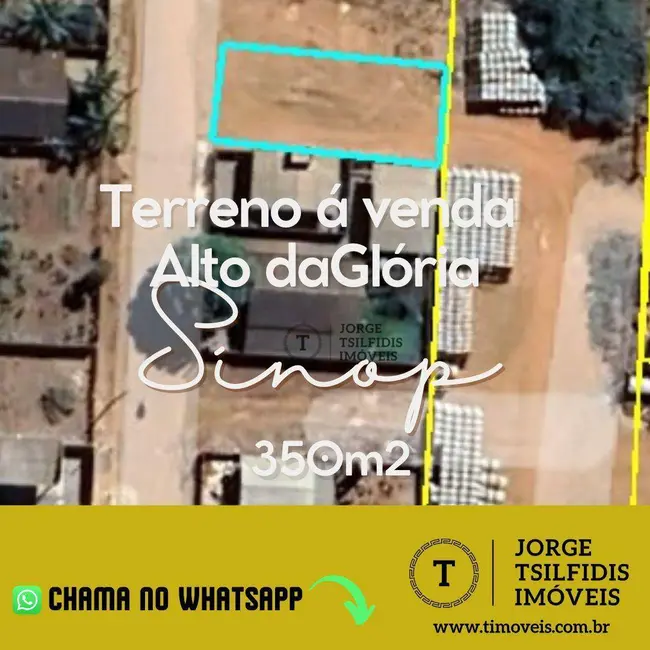 Foto 1 de Terreno / Lote à venda, 350m2 em Loteamento Alto da Glória, Sinop - MT