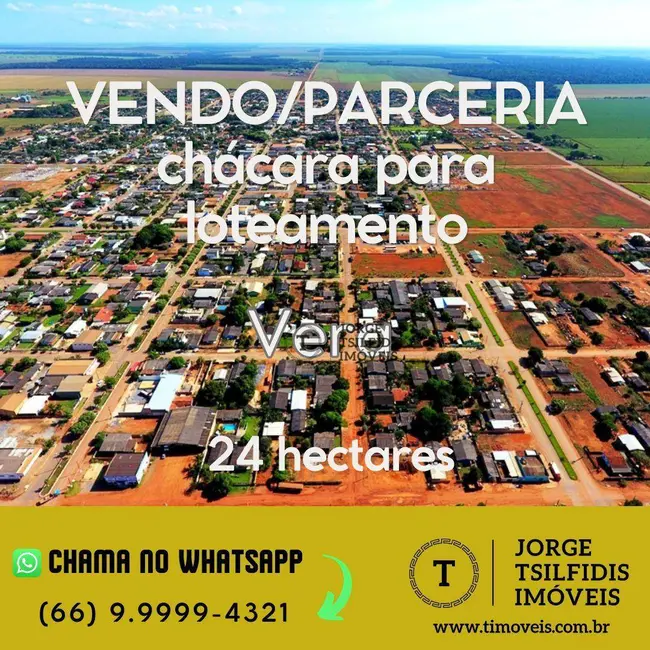 Foto 1 de Chácara com 5 quartos à venda, 240000m2 em Centro, Vera - MT