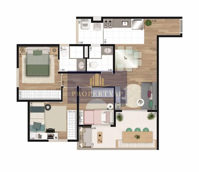 Foto 9 de Apartamento com 3 quartos à venda, 68m2 em Vila Pompéia, São Paulo - SP