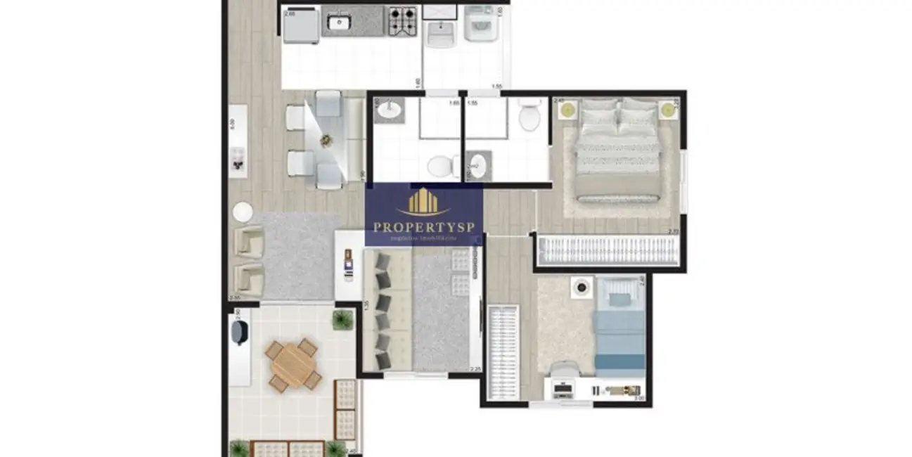 Foto 5 de Apartamento com 2 quartos à venda, 62m2 em Barra Funda, São Paulo - SP