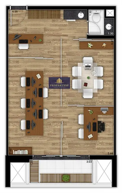 Foto 5 de Sala Comercial à venda, 49m2 em Várzea da Barra Funda, São Paulo - SP