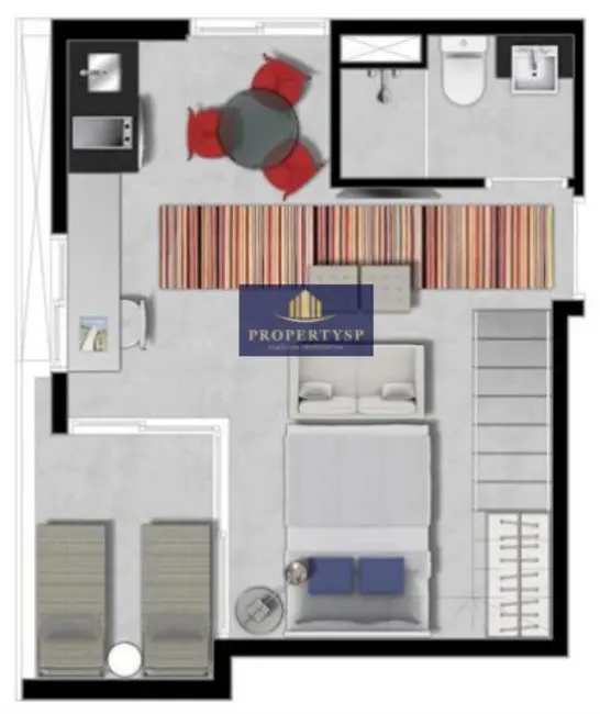 Foto 9 de Apartamento com 2 quartos à venda, 46m2 em Vila Olímpia, São Paulo - SP