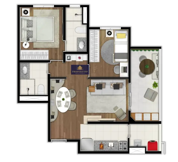 Foto 6 de Apartamento com 2 quartos à venda, 58m2 em Alto da Lapa, São Paulo - SP