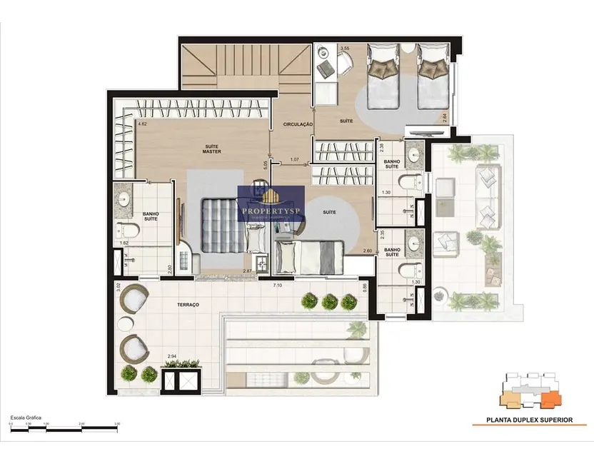Apartamento com 3 quartos à venda, 174m2 em Jardim das Acácias, São Paulo - SP - imagem 9 Foto 9 de Apartamento com 3 quartos à venda, 174m2 em Jardim das Acácias, São Paulo - SP