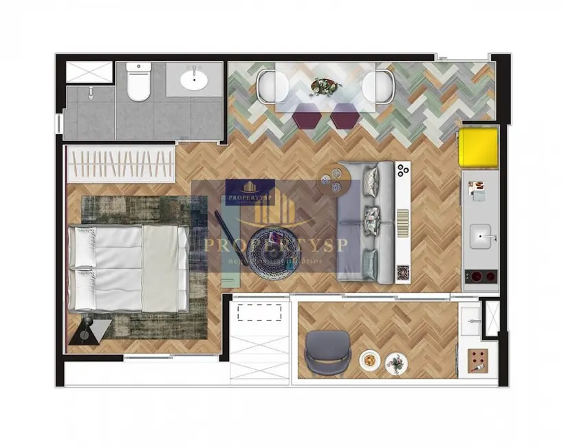 Foto 6 de Apartamento com 1 quarto à venda, 35m2 em Sumarezinho, São Paulo - SP