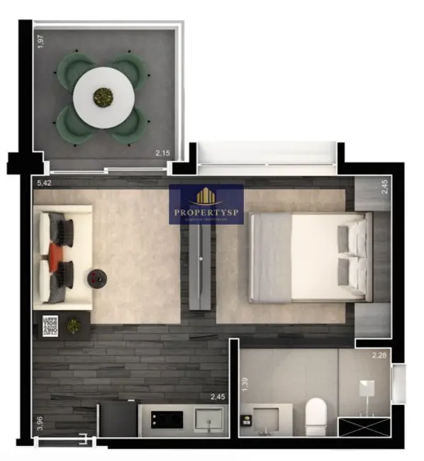 Foto 7 de Apartamento com 1 quarto à venda, 30m2 em Pinheiros, São Paulo - SP