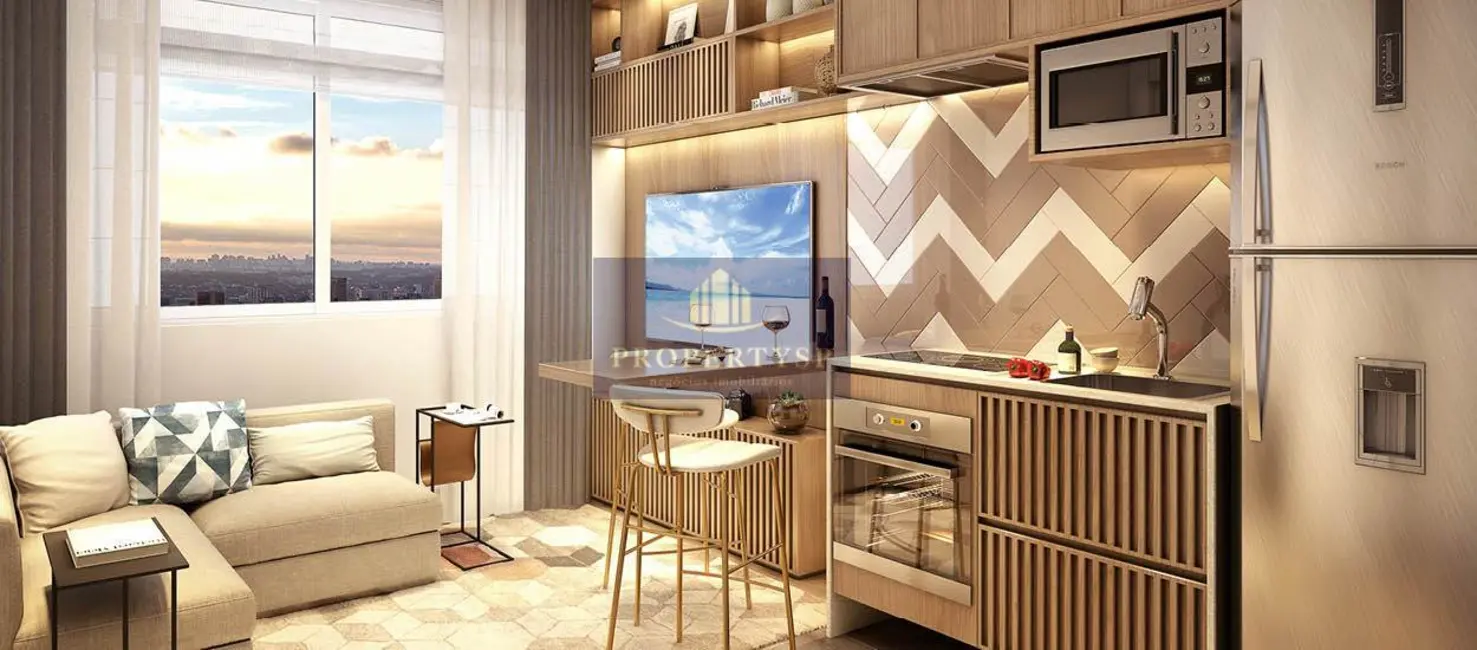 Apartamento com 1 quarto à venda, 30m2 em Vila Olímpia, São Paulo - SP - imagem 3 Foto 3 de Apartamento com 1 quarto à venda, 30m2 em Vila Olímpia, São Paulo - SP
