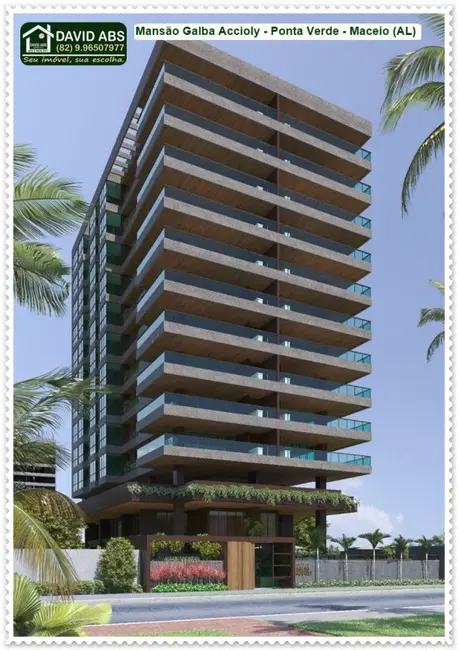 Foto 2 de Apartamento com 4 quartos à venda, 424m2 em Ponta Verde, Maceio - AL