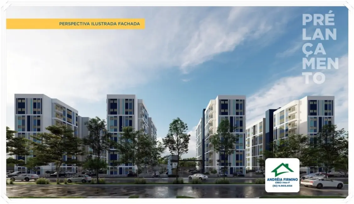 Apartamento com 2 quartos à venda, 40m2 em Cidade Universitária, Maceio - AL - imagem 3 Foto 3 de Apartamento com 2 quartos à venda, 40m2 em Cidade Universitária, Maceio - AL