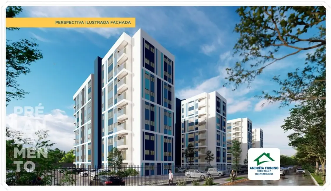 Apartamento com 2 quartos à venda, 40m2 em Cidade Universitária, Maceio - AL - imagem 4 Foto 4 de Apartamento com 2 quartos à venda, 40m2 em Cidade Universitária, Maceio - AL