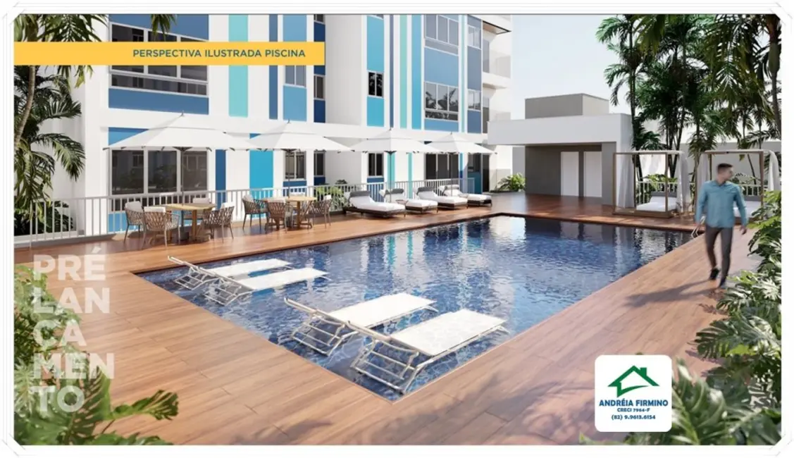 Apartamento com 2 quartos à venda, 40m2 em Cidade Universitária, Maceio - AL - imagem 8 Foto 8 de Apartamento com 2 quartos à venda, 40m2 em Cidade Universitária, Maceio - AL