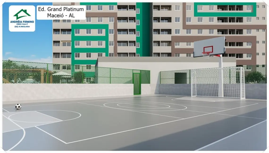 Foto 6 de Apartamento com 2 quartos à venda, 54m2 em Cidade Universitária, Maceio - AL