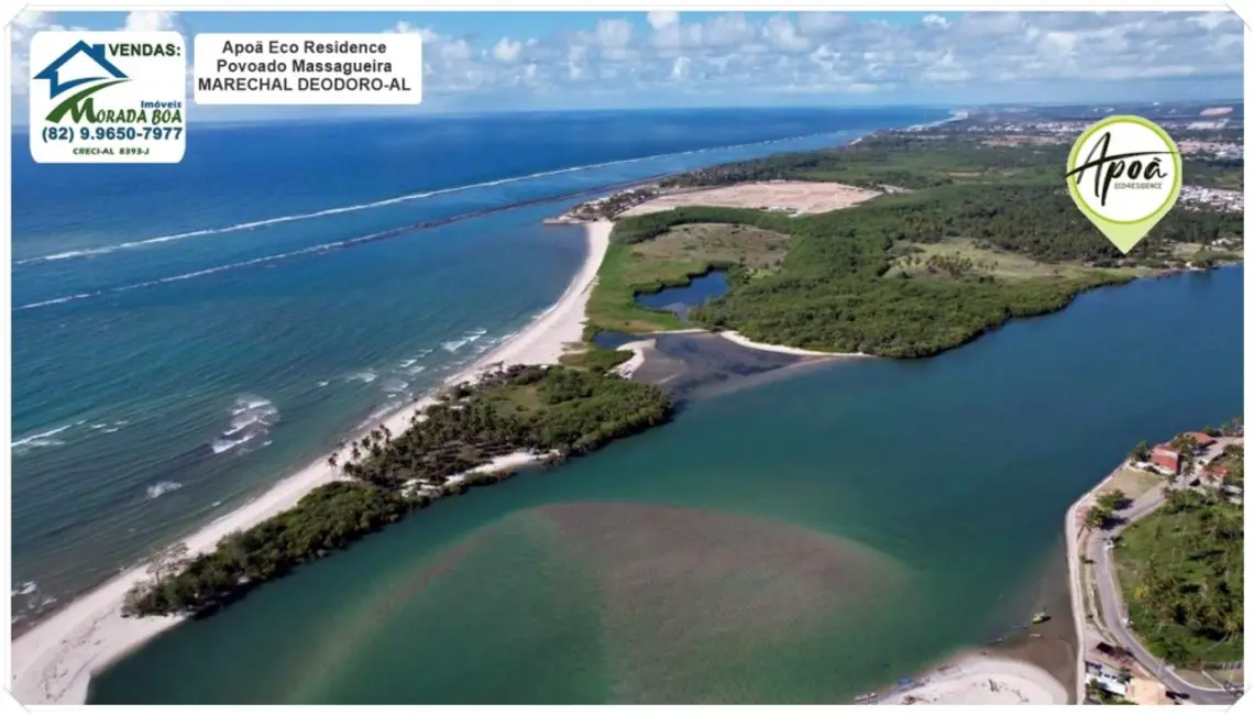 Foto 2 de Terreno / Lote à venda, 312m2 em Marechal Deodoro - AL