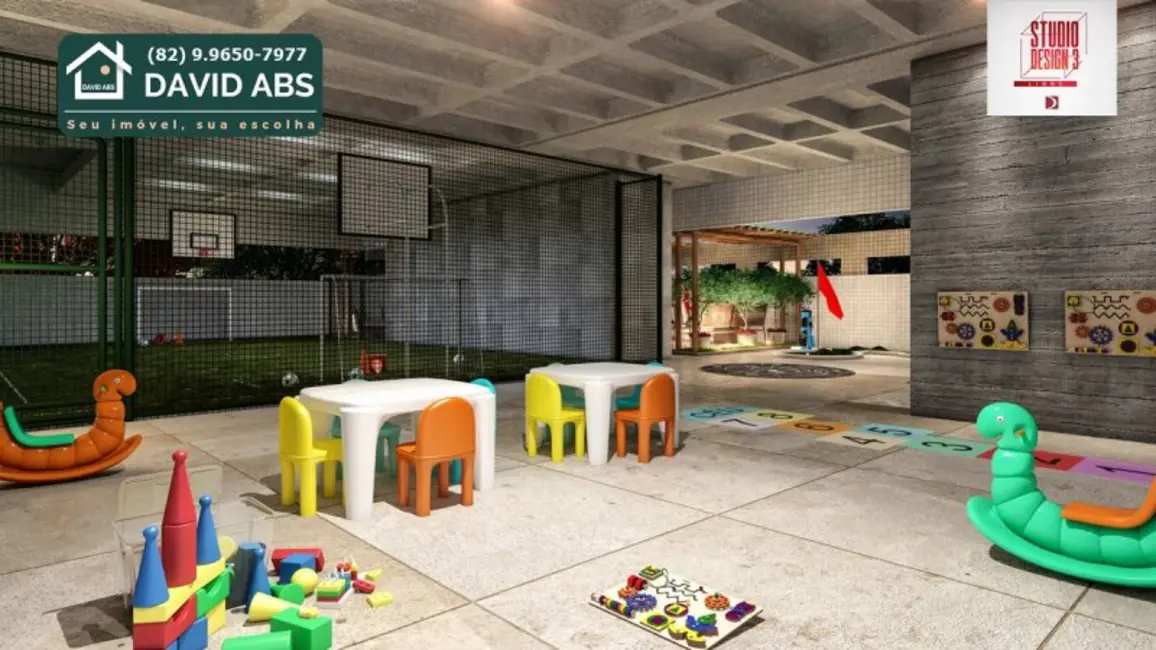 Apartamento com 2 quartos à venda, 61m2 em Ponta Verde, Maceio - AL - imagem 3 Foto 3 de Apartamento com 2 quartos à venda, 61m2 em Ponta Verde, Maceio - AL