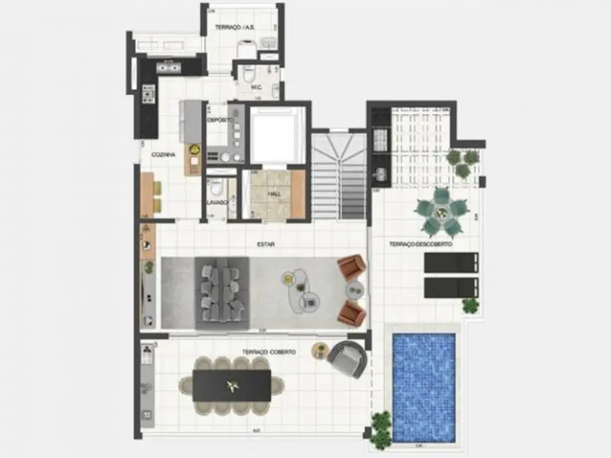 Apartamento com 4 quartos à venda, 163m2 em Indianópolis, São Paulo - SP - imagem 9 Foto 9 de Apartamento com 4 quartos à venda, 163m2 em Indianópolis, São Paulo - SP