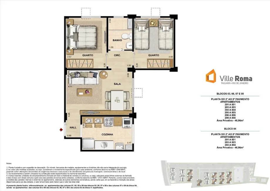 Foto 2 de Apartamento com 2 quartos à venda, 48m2 em Jacarepaguá, Rio De Janeiro - RJ