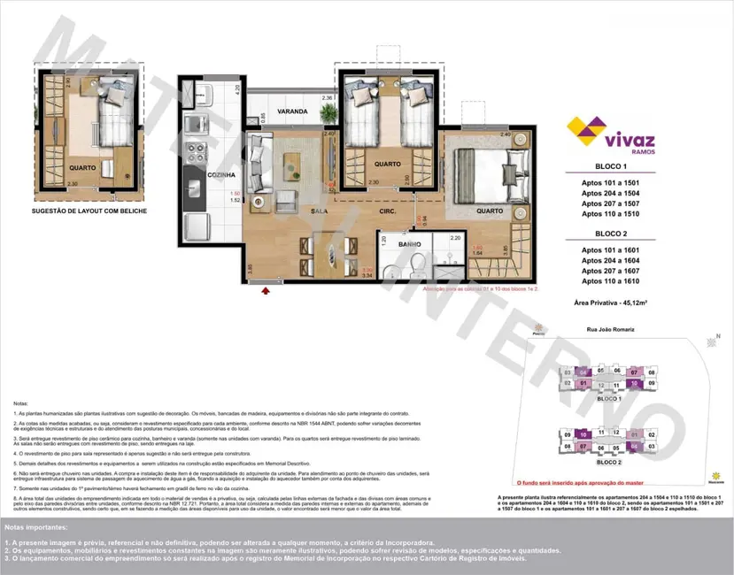 Foto 4 de Apartamento com 2 quartos à venda, 45m2 em Ramos, Rio De Janeiro - RJ