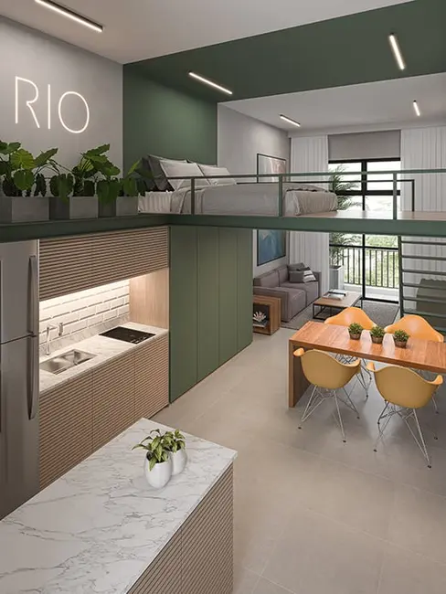 Loft / Flat com 1 quarto à venda, 34m2 em Rio De Janeiro - RJ - imagem 7 Foto 7 de Loft / Flat com 1 quarto à venda, 34m2 em Rio De Janeiro - RJ