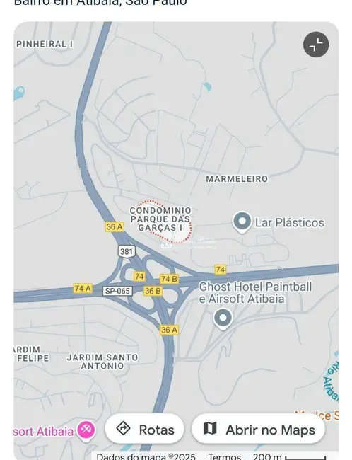 Terreno / Lote à venda, 594m2 em Condomínio Parque das Garças I, Atibaia - SP - imagem 7 Foto 7 de Terreno / Lote à venda, 594m2 em Condomínio Parque das Garças I, Atibaia - SP