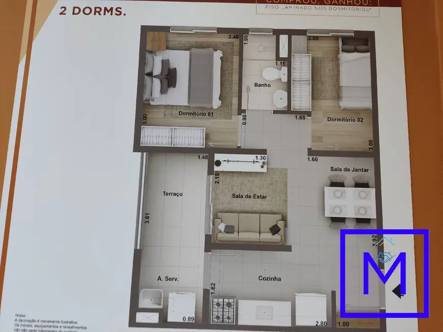 Foto 8 de Apartamento com 2 quartos à venda, 35m2 em São Miguel Paulista, São Paulo - SP