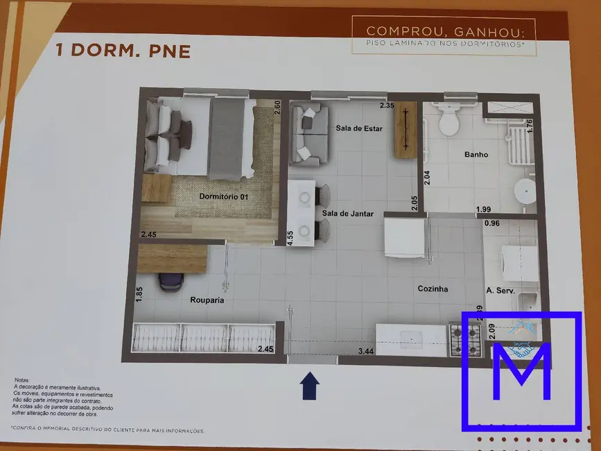 Foto 7 de Apartamento com 2 quartos à venda, 35m2 em São Miguel Paulista, São Paulo - SP