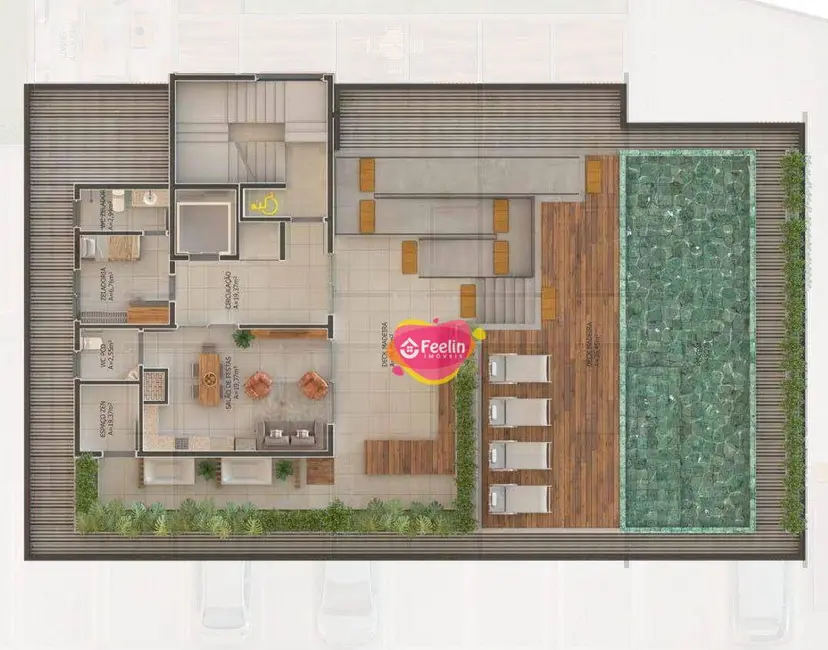 Apartamento com 1 quarto à venda, 108m2 em Campeche, Florianopolis - SC - imagem 8 Foto 8 de Apartamento com 1 quarto à venda, 108m2 em Campeche, Florianopolis - SC