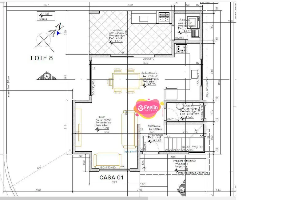 Foto 9 de Casa com 3 quartos à venda, 175m2 em Campeche, Florianopolis - SC