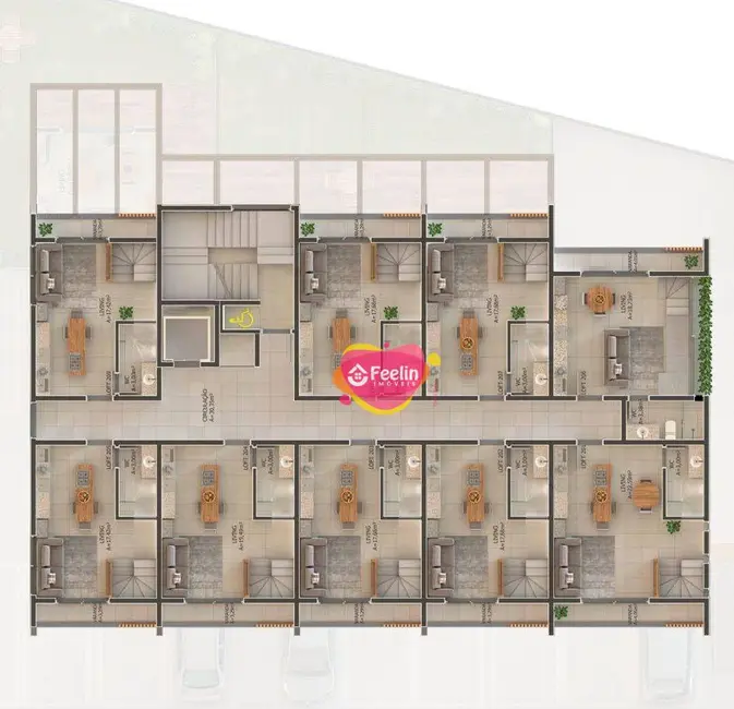 Foto 9 de Apartamento com 1 quarto à venda, 41m2 em Campeche, Florianopolis - SC