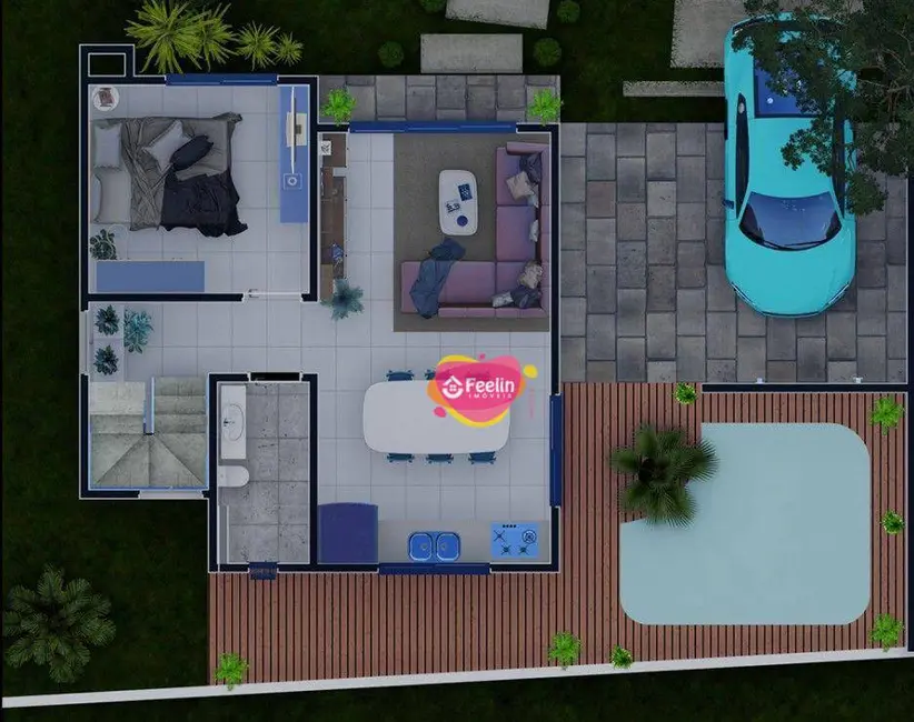 Foto 9 de Casa de Condomínio com 2 quartos à venda, 150m2 em Campeche, Florianopolis - SC