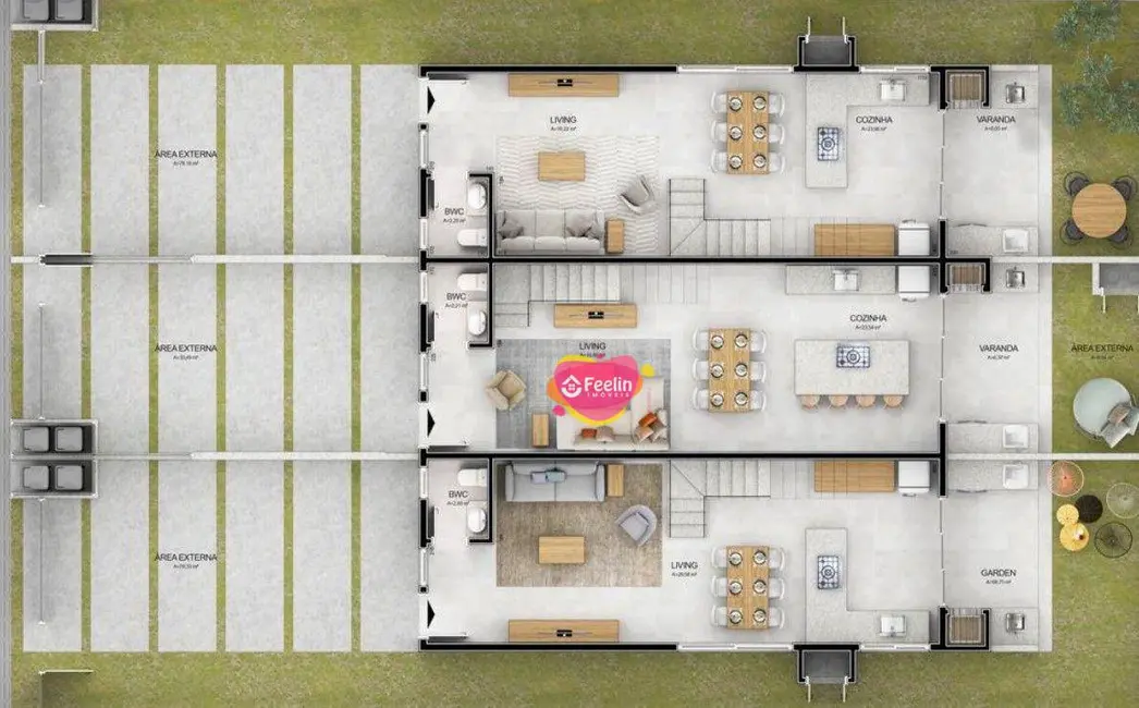 Foto 4 de Casa com 3 quartos à venda, 143m2 em Campeche, Florianopolis - SC