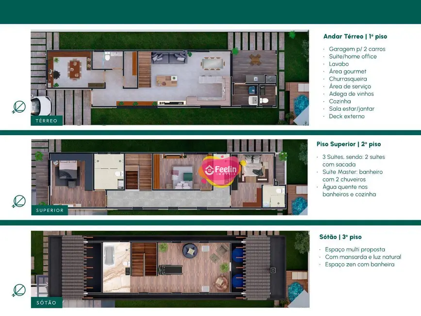 Casa com 3 quartos à venda, 225m2 em Campeche, Florianopolis - SC - imagem 9 Foto 9 de Casa com 3 quartos à venda, 225m2 em Campeche, Florianopolis - SC
