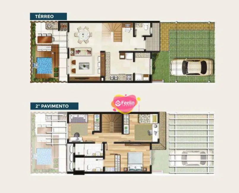 Foto 6 de Casa de Condomínio com 3 quartos à venda, 101m2 em Morro das Pedras, Florianopolis - SC