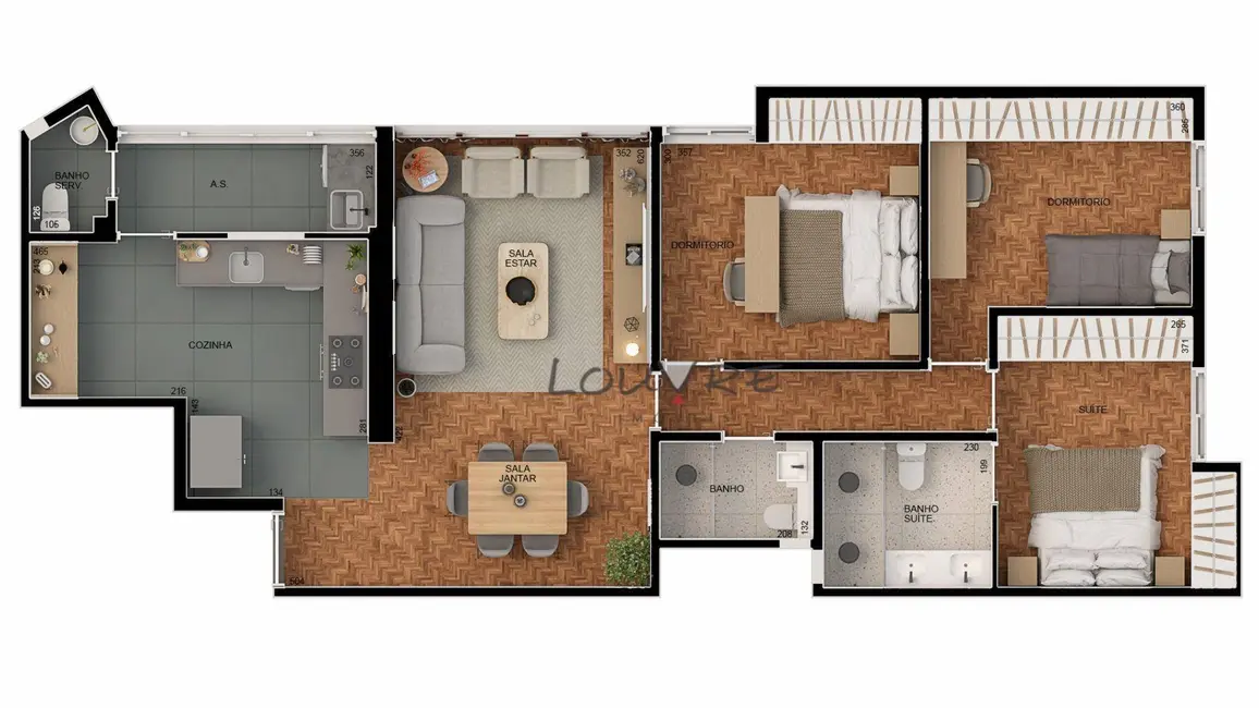 Apartamento com 3 quartos à venda, 98m2 em Jardim Paulista, São Paulo - SP - imagem 4 Foto 4 de Apartamento com 3 quartos à venda, 98m2 em Jardim Paulista, São Paulo - SP