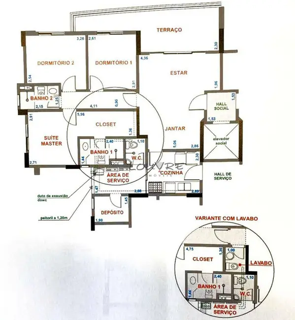 Foto 8 de Apartamento com 3 quartos à venda, 98m2 em Moema, São Paulo - SP