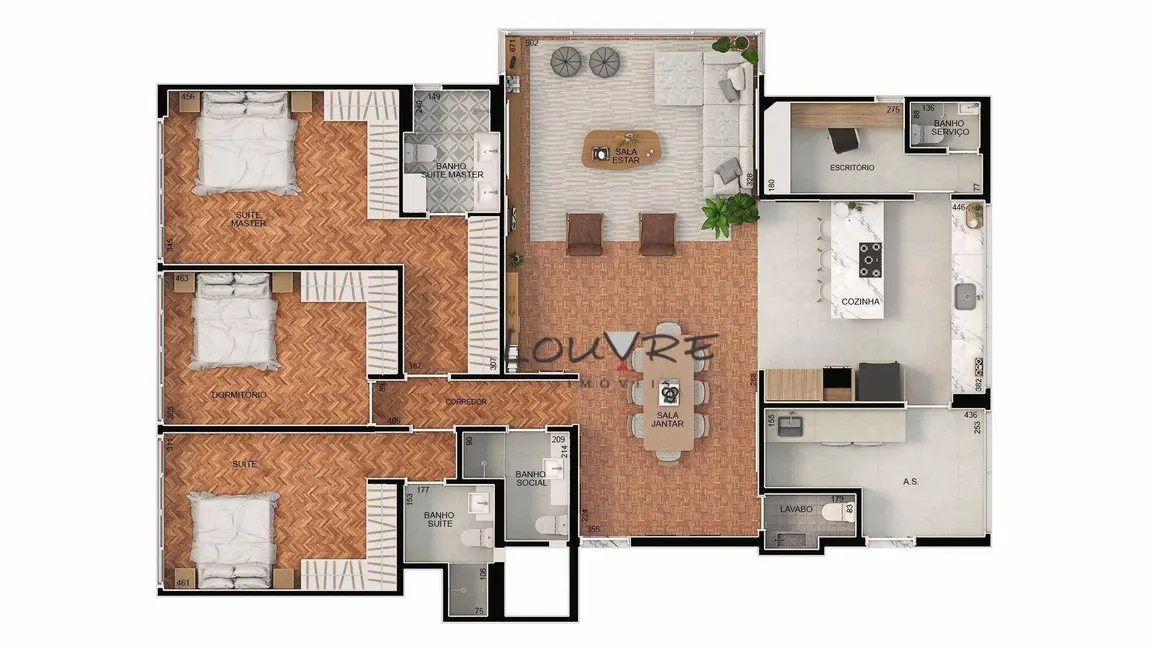 Apartamento com 3 quartos à venda, 167m2 em Consolação, São Paulo - SP - imagem 5 Foto 5 de Apartamento com 3 quartos à venda, 167m2 em Consolação, São Paulo - SP