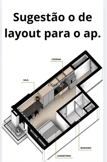 Foto 6 de Kitnet com 1 quarto à venda, 26m2 em Campo Belo, São Paulo - SP