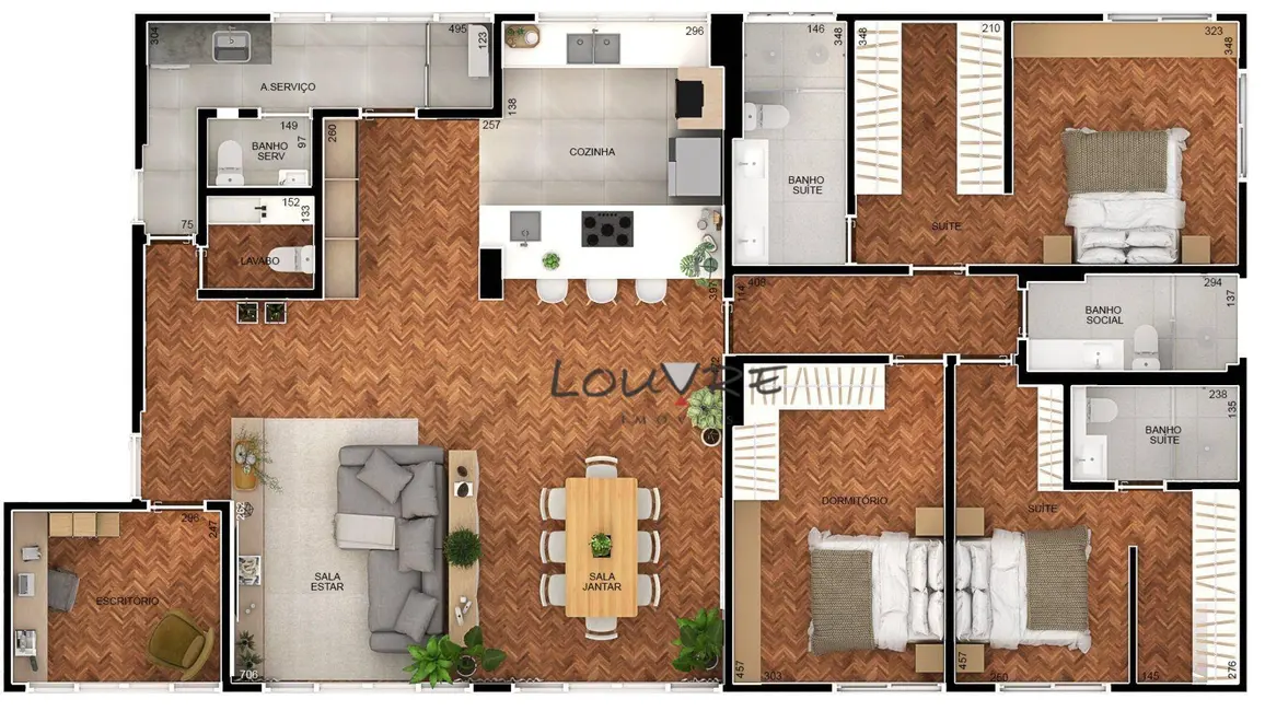 Apartamento com 3 quartos à venda, 158m2 em Jardim Paulista, São Paulo - SP - imagem 3 Foto 3 de Apartamento com 3 quartos à venda, 158m2 em Jardim Paulista, São Paulo - SP