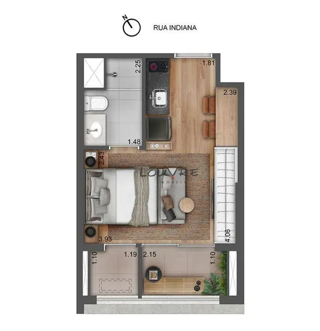 Foto 9 de Kitnet com 1 quarto à venda, 26m2 em São Paulo - SP