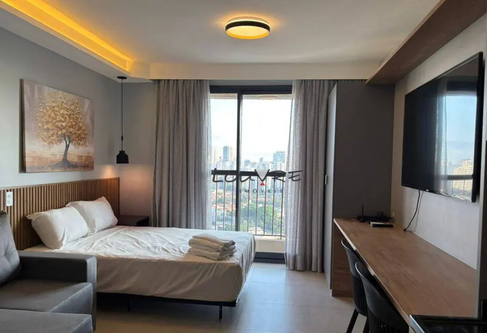 Kitnet com 1 quarto para alugar, 25m2 em Vila Olímpia, São Paulo - SP - imagem 1 Foto 1 de Kitnet com 1 quarto para alugar, 25m2 em Vila Olímpia, São Paulo - SP