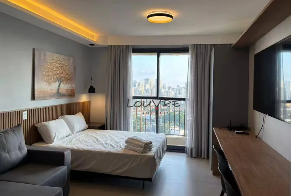 Kitnet com 1 quarto para alugar, 25m2 em Vila Olímpia, São Paulo - SP - imagem 2 Foto 2 de Kitnet com 1 quarto para alugar, 25m2 em Vila Olímpia, São Paulo - SP