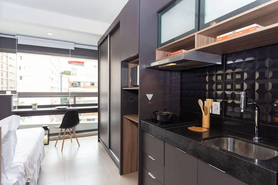 Kitnet com 1 quarto à venda e para alugar, 21m2 em Pinheiros, São Paulo - SP - imagem 5 Foto 5 de Kitnet com 1 quarto à venda e para alugar, 21m2 em Pinheiros, São Paulo - SP