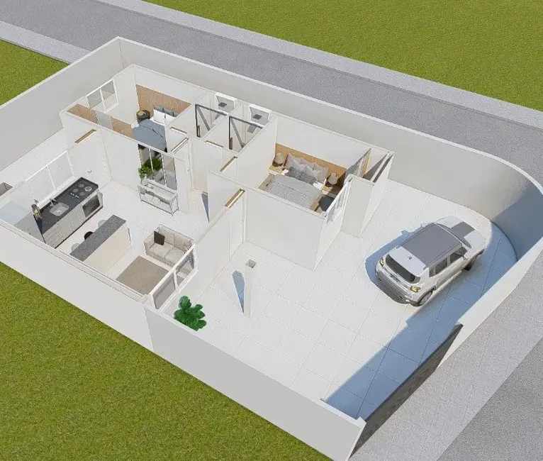 Foto 1 de Casa com 2 quartos à venda, 68m2 em Itanhaem - SP