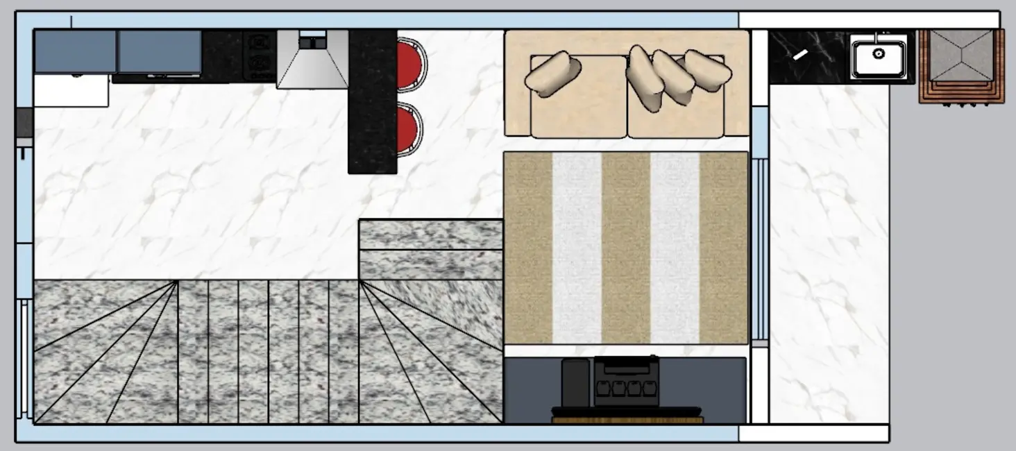Casa de Condomínio com 2 quartos à venda, 52m2 em Peruibe - SP - imagem 5 Foto 5 de Casa de Condomínio com 2 quartos à venda, 52m2 em Peruibe - SP