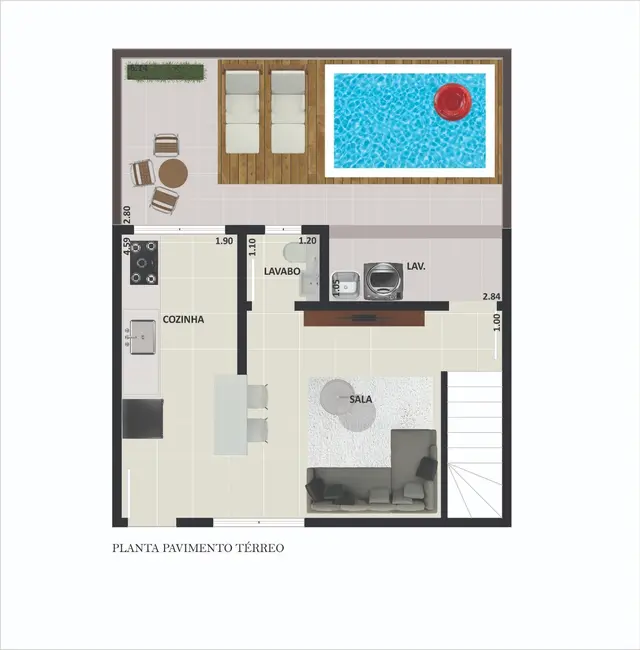 Foto 9 de Casa de Condomínio com 2 quartos à venda, 67m2 em Mongagua - SP