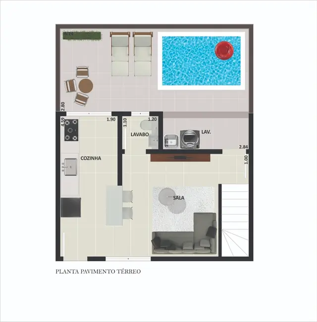 Foto 5 de Casa de Condomínio com 2 quartos à venda, 67m2 em Mongagua - SP